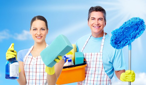 Mopping and wiping shared corridors in an SE16 property